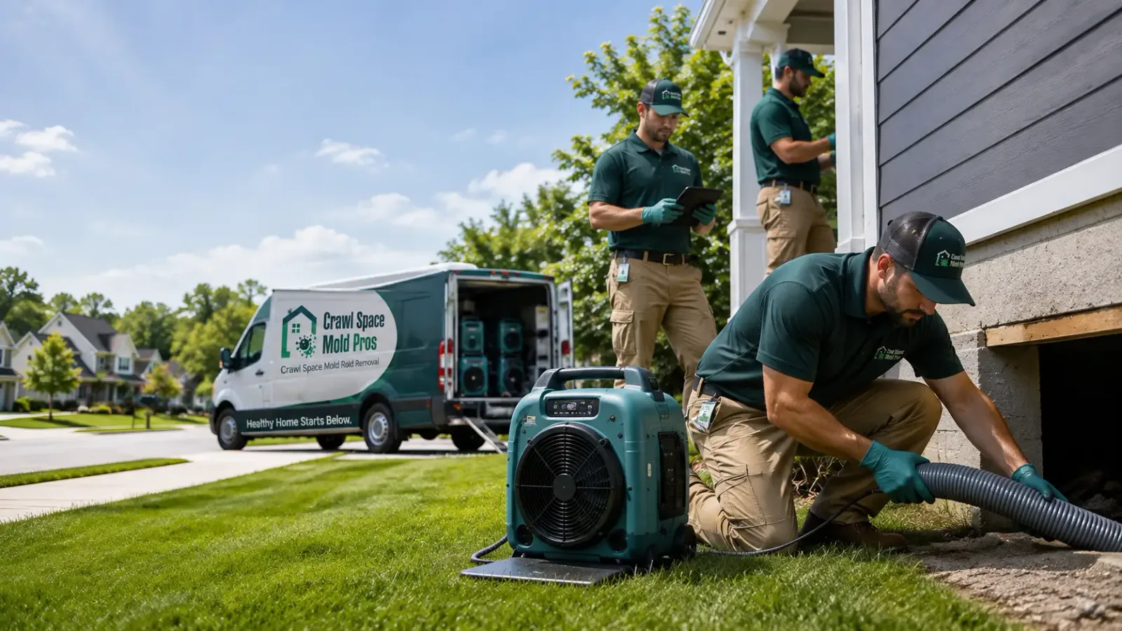 Crawl Space Mold Removal in Burke, VA